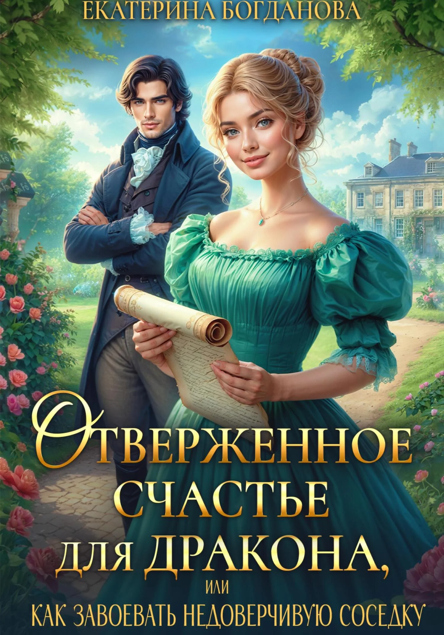 Обложка Отверженное счастье для дракона, или Как завоевать недоверчивую соседку