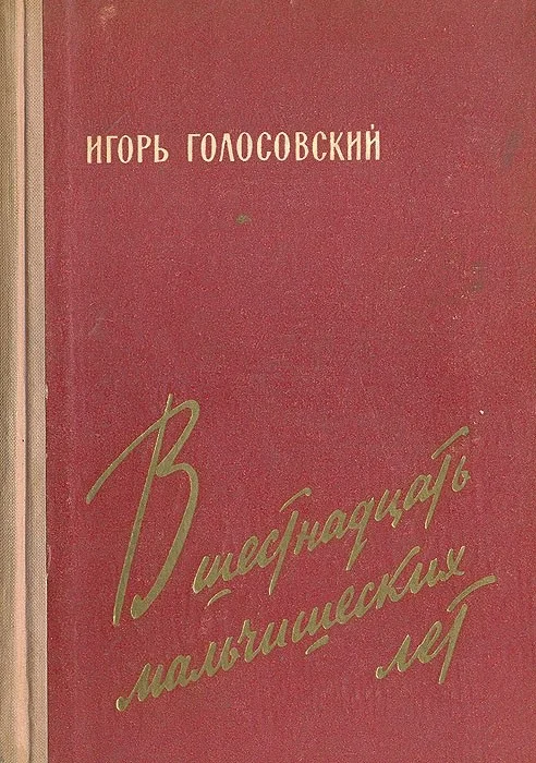 Обложка В шестнадцать мальчишеских лет