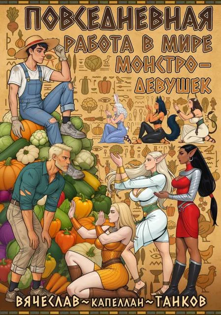 Обложка Повседневная работа фермера в мире монстродевушек