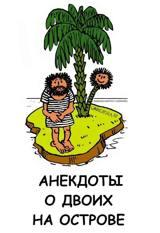 Обложка Анекдоты о двоих на острове