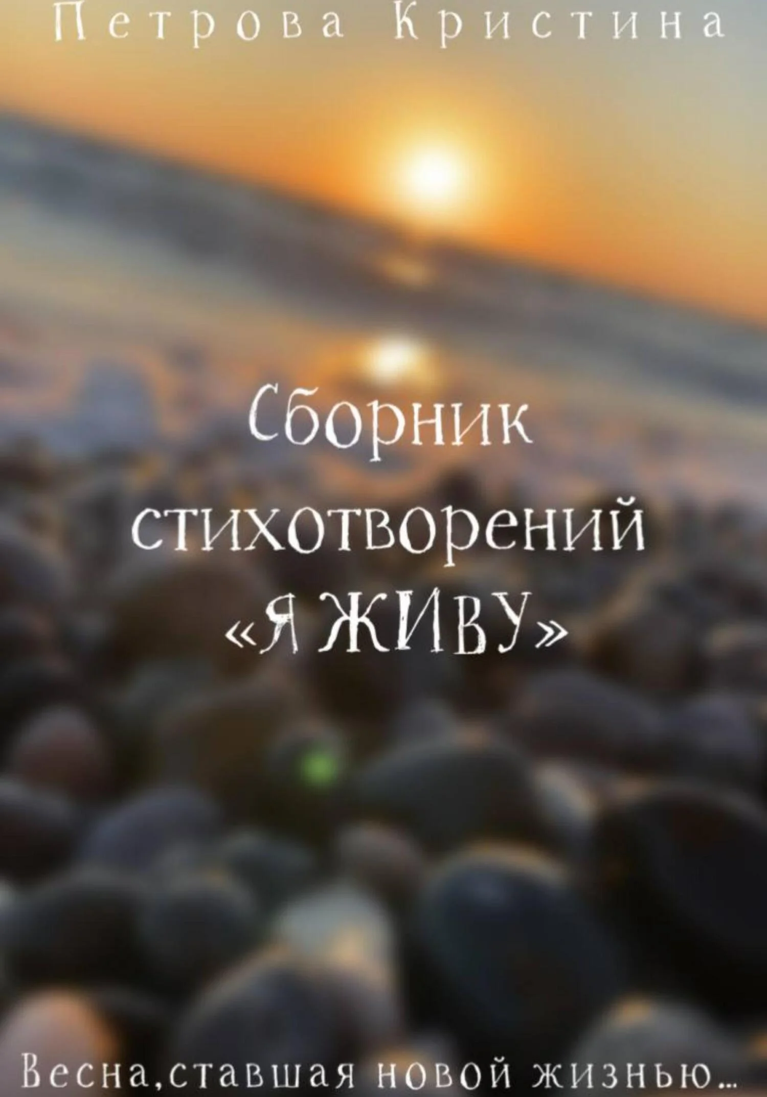 Обложка Сборник стихотворений «Я живу»