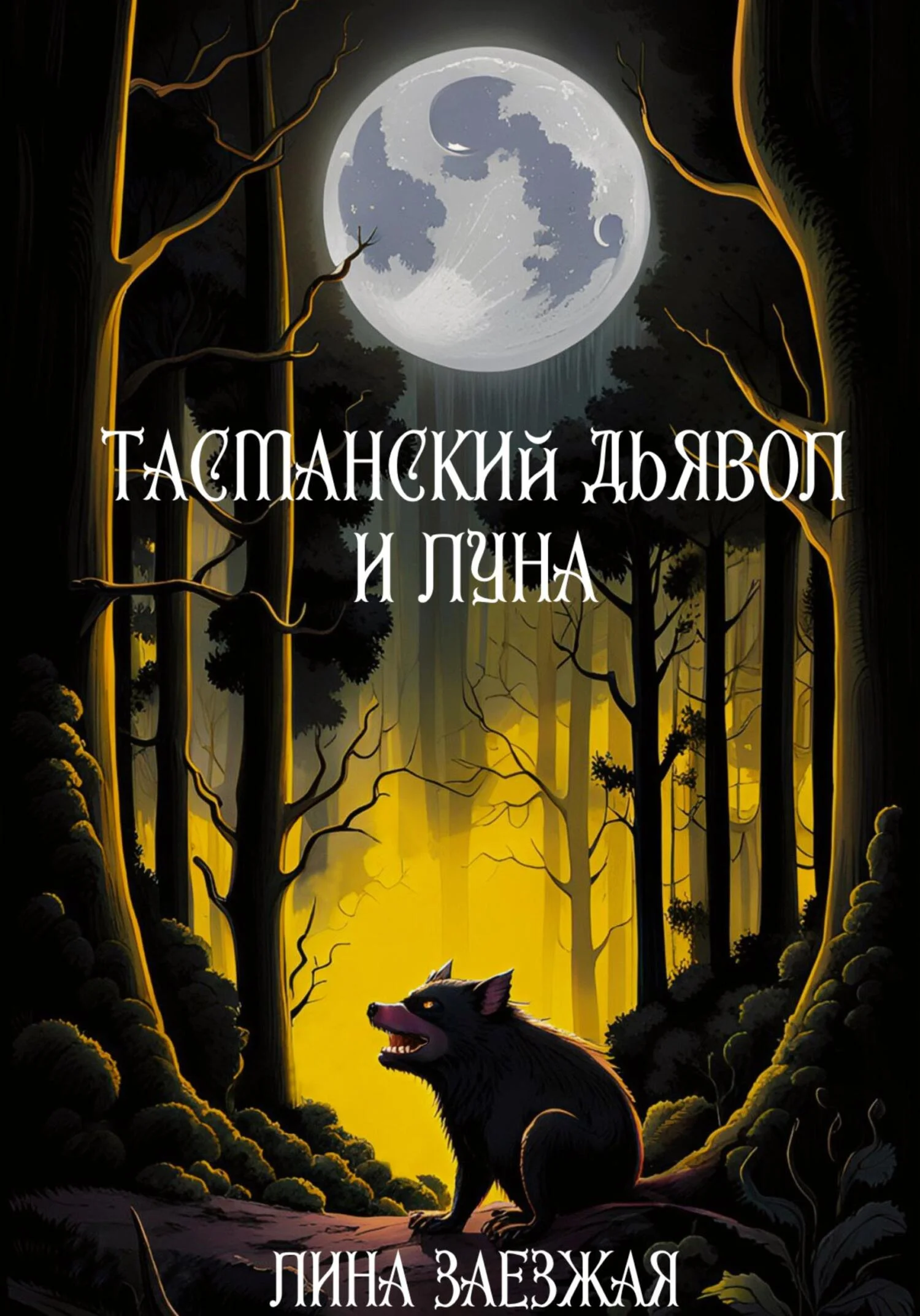 Обложка Тасманский дьявол и луна