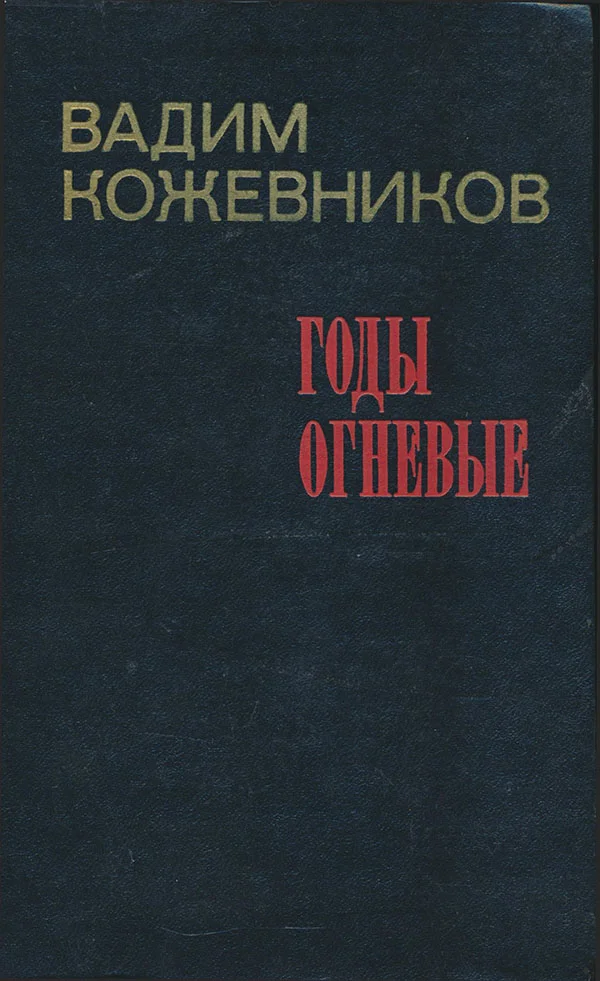 Обложка Годы огневые