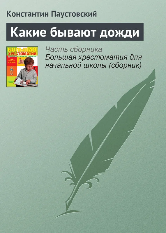 Обложка Какие бывают дожди