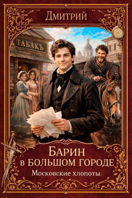 Обложка Барин в большом городе. Московские хлопоты