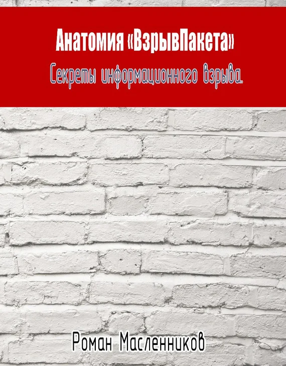 Обложка Анатомия «ВзрывПакета». Секреты информационного взрыва