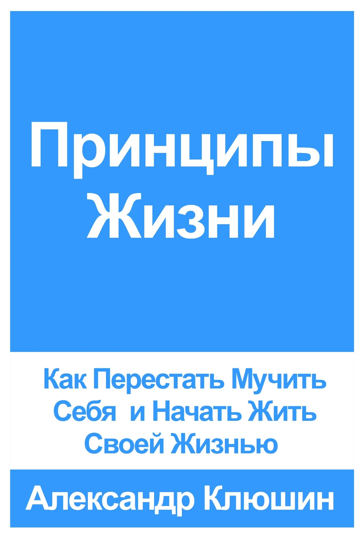 Обложка Принципы Жизни: Как Перестать Мучить Себя и Начать Жить Своей Жизнью