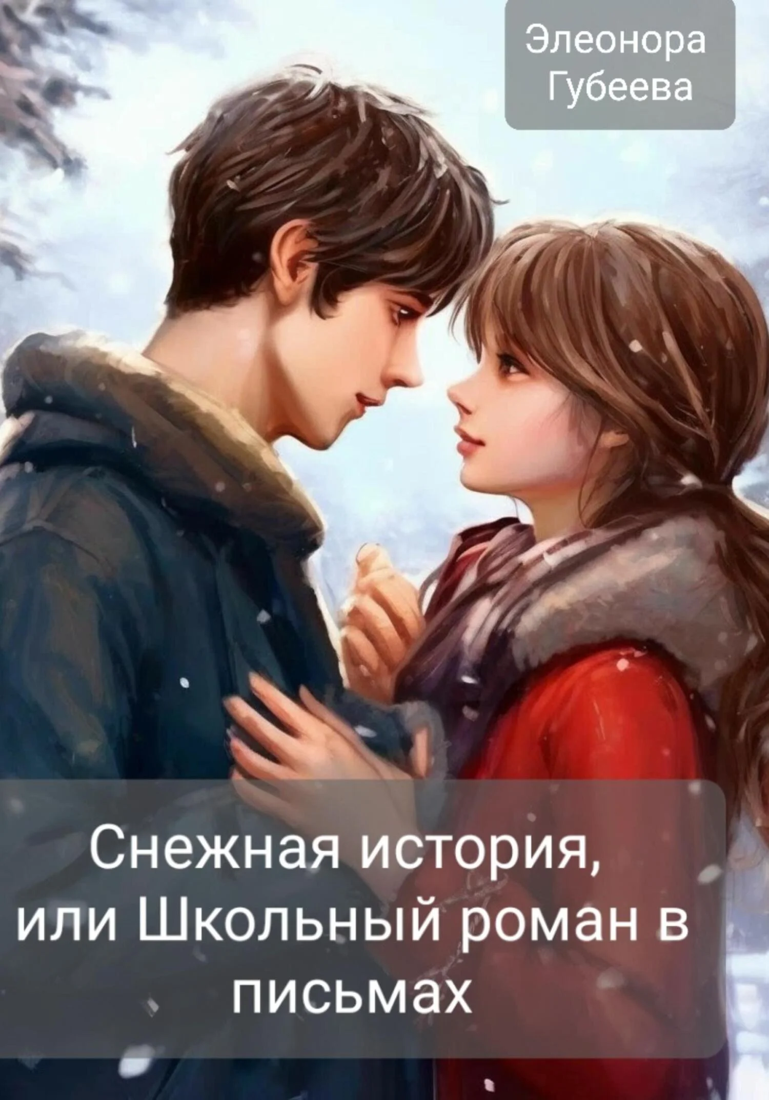 Обложка Снежная история, или Школьный роман в письмах