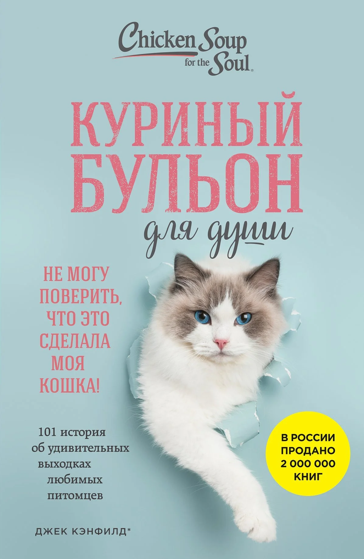 Обложка Куриный бульон для души. Не могу поверить, что это сделала моя кошка! 101 история об удивительных выходках любимых питомцев