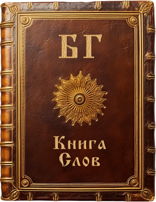 Обложка Книга Слов