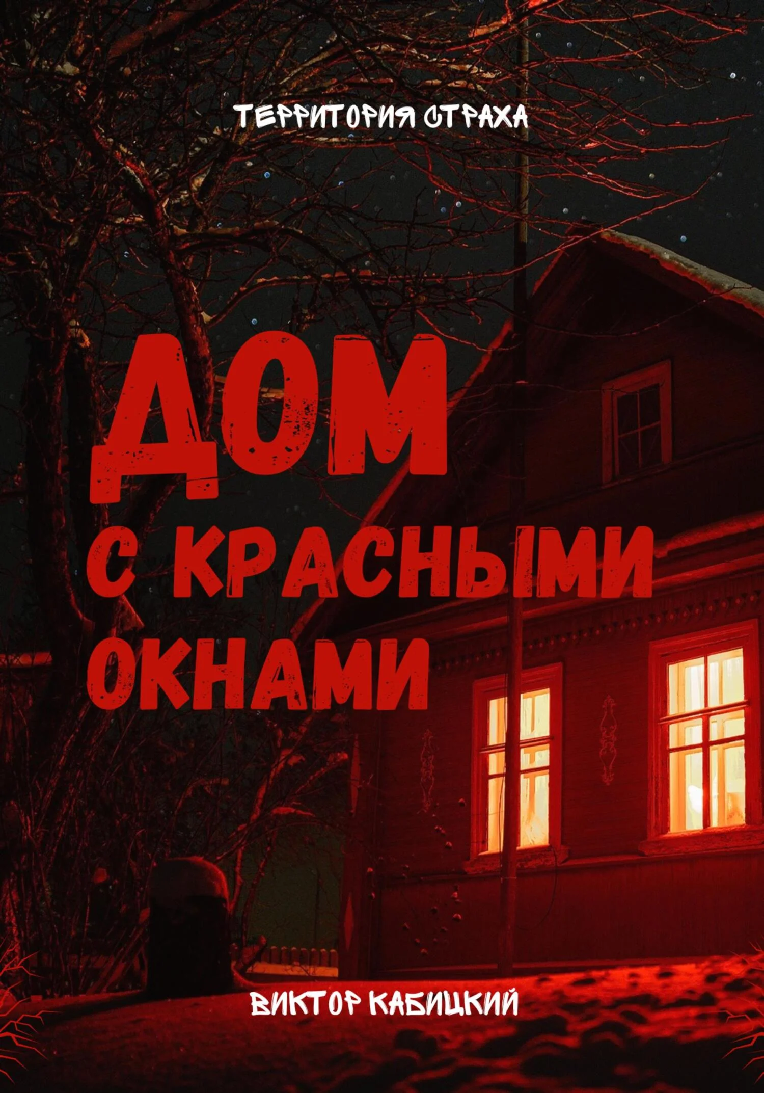 Обложка Дом с красными окнами