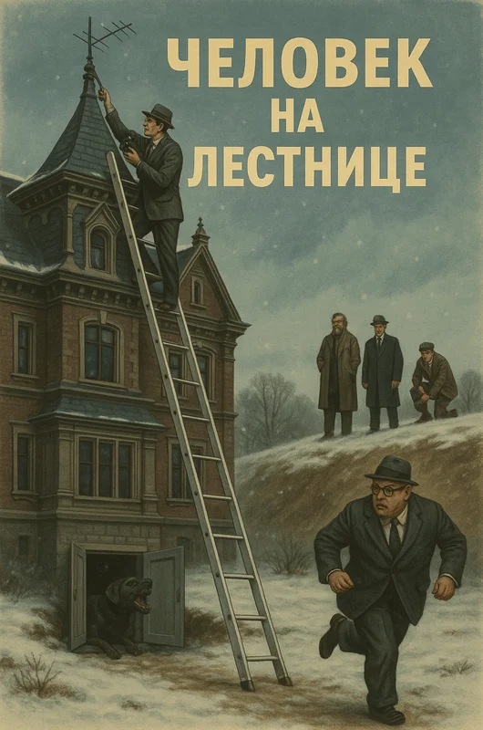 Обложка Человек на лестнице