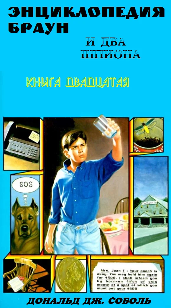 Обложка Энциклопедия Браун и два шпиона