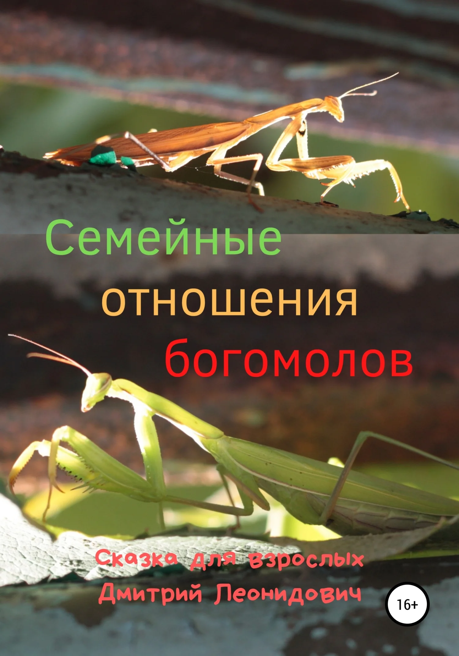 Обложка Семейные отношения богомолов