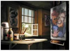 Обложка Лицо на картине