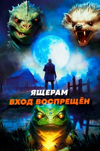 Обложка Ящерам вход воспрещен. Том 4