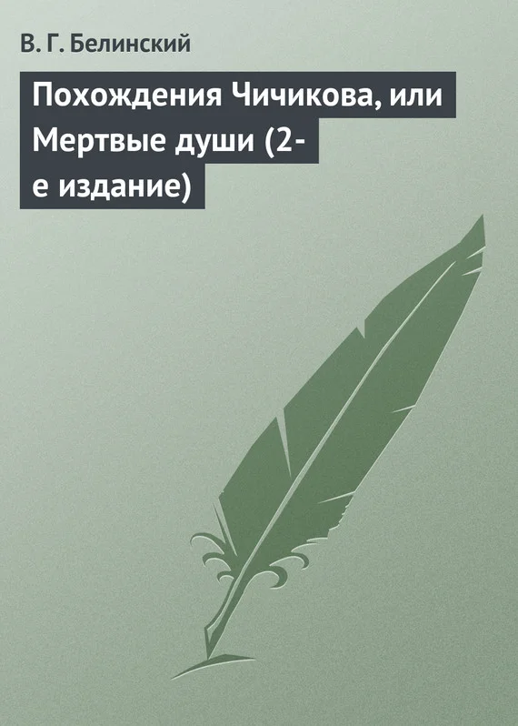 Обложка Похождения Чичикова, или Мертвые души (2-е издание)