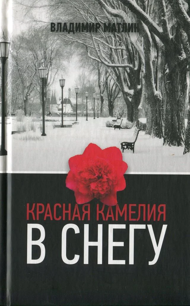 Обложка Красная камелия в снегу