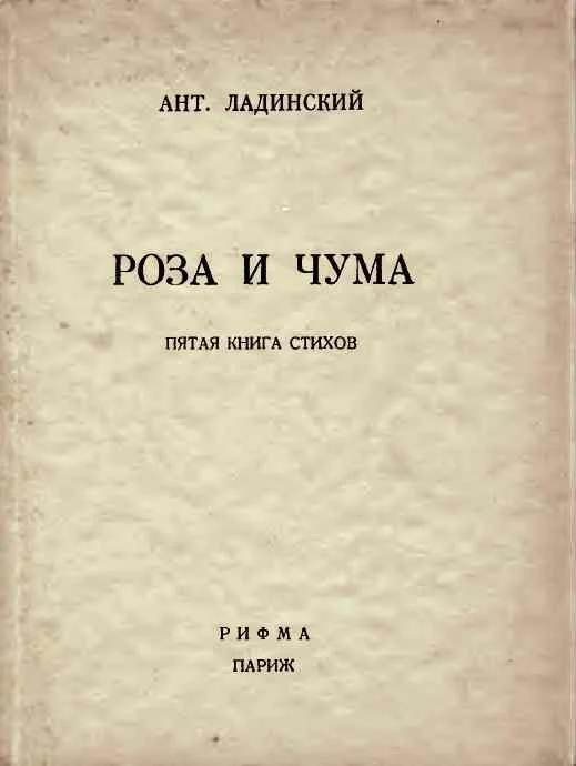 Обложка Роза и чума