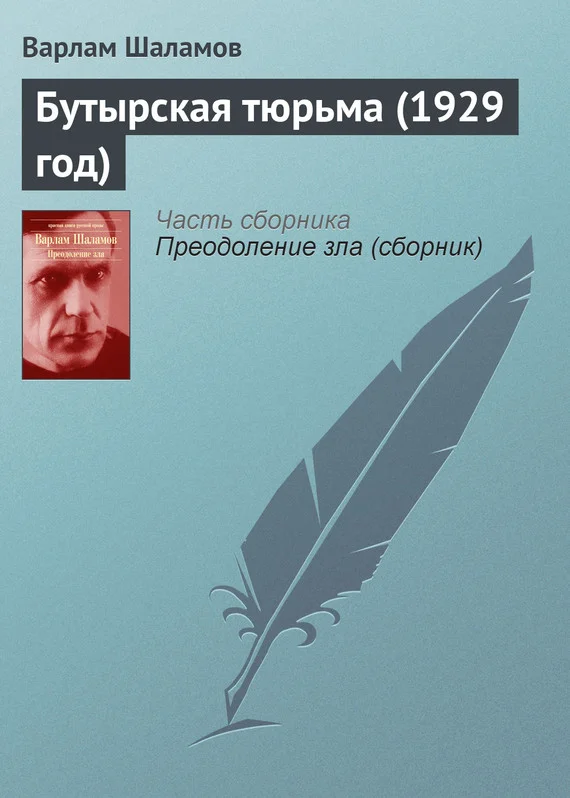 Обложка Бутырская тюрьма (1929 год)