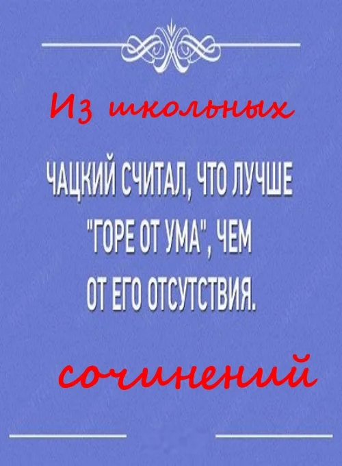 Обложка Из школьных  сочинений