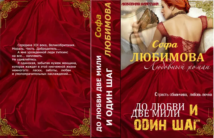 Обложка До любви две мили и один шаг