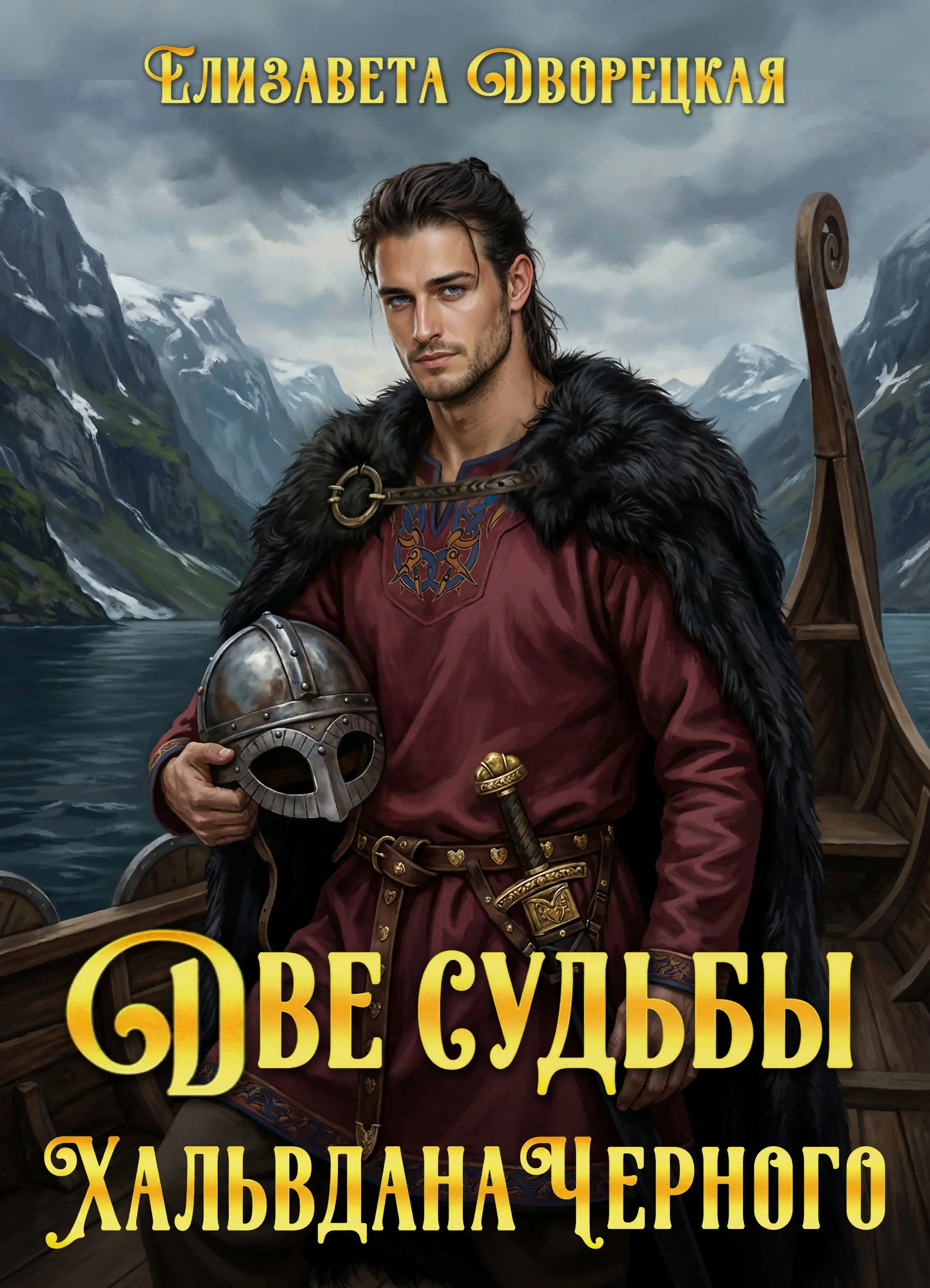 Обложка Две судьбы Хальвдана Черного