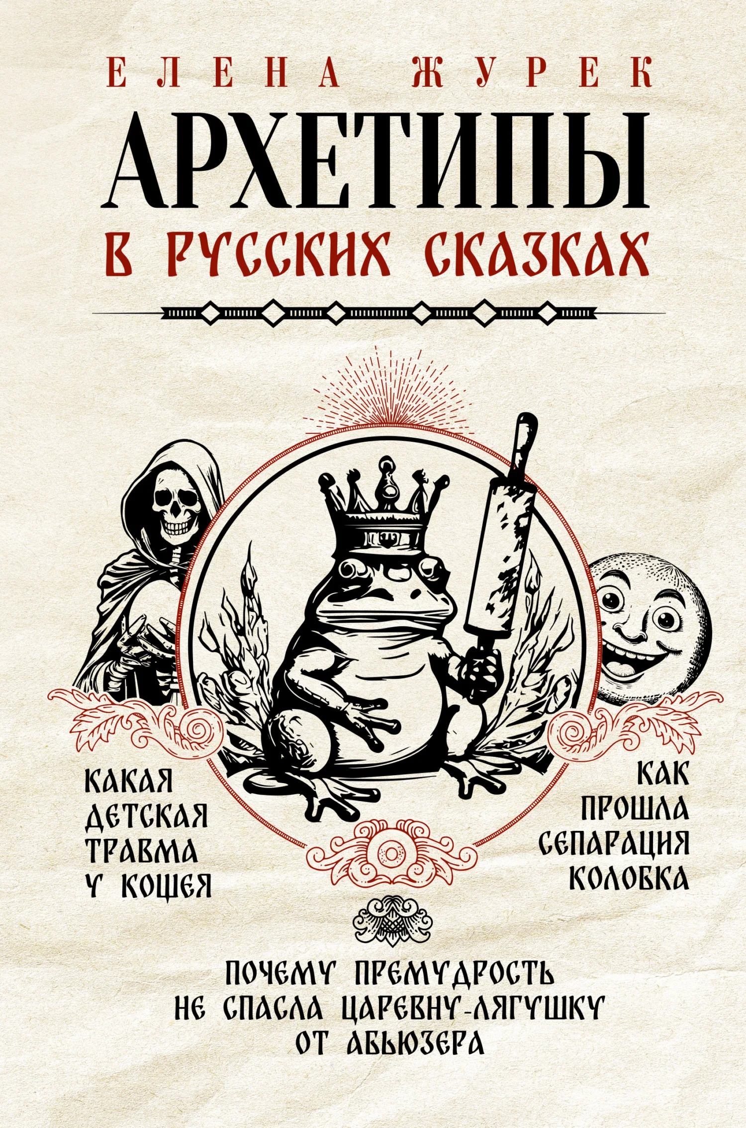 Обложка Архетипы в русских сказках. Какая детская травма у Кощея. Как прошла сепарация Колобка. Почему премудрость не спасла Царевну-лягушку от абьюзера