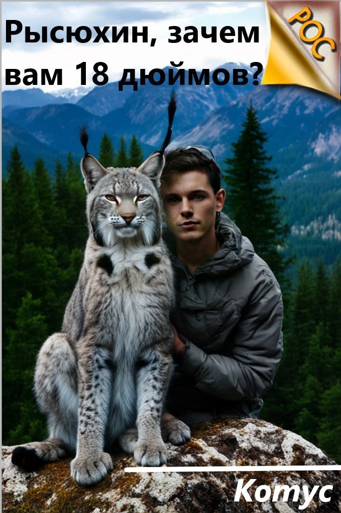 Обложка Рысюхин, зачем вам восемнадцать дюймов?