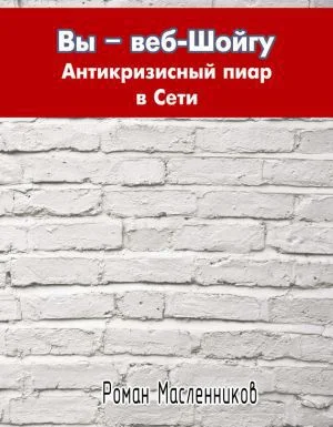 Обложка Вы – веб-Шойгу. Антикризисный пиар в Сети