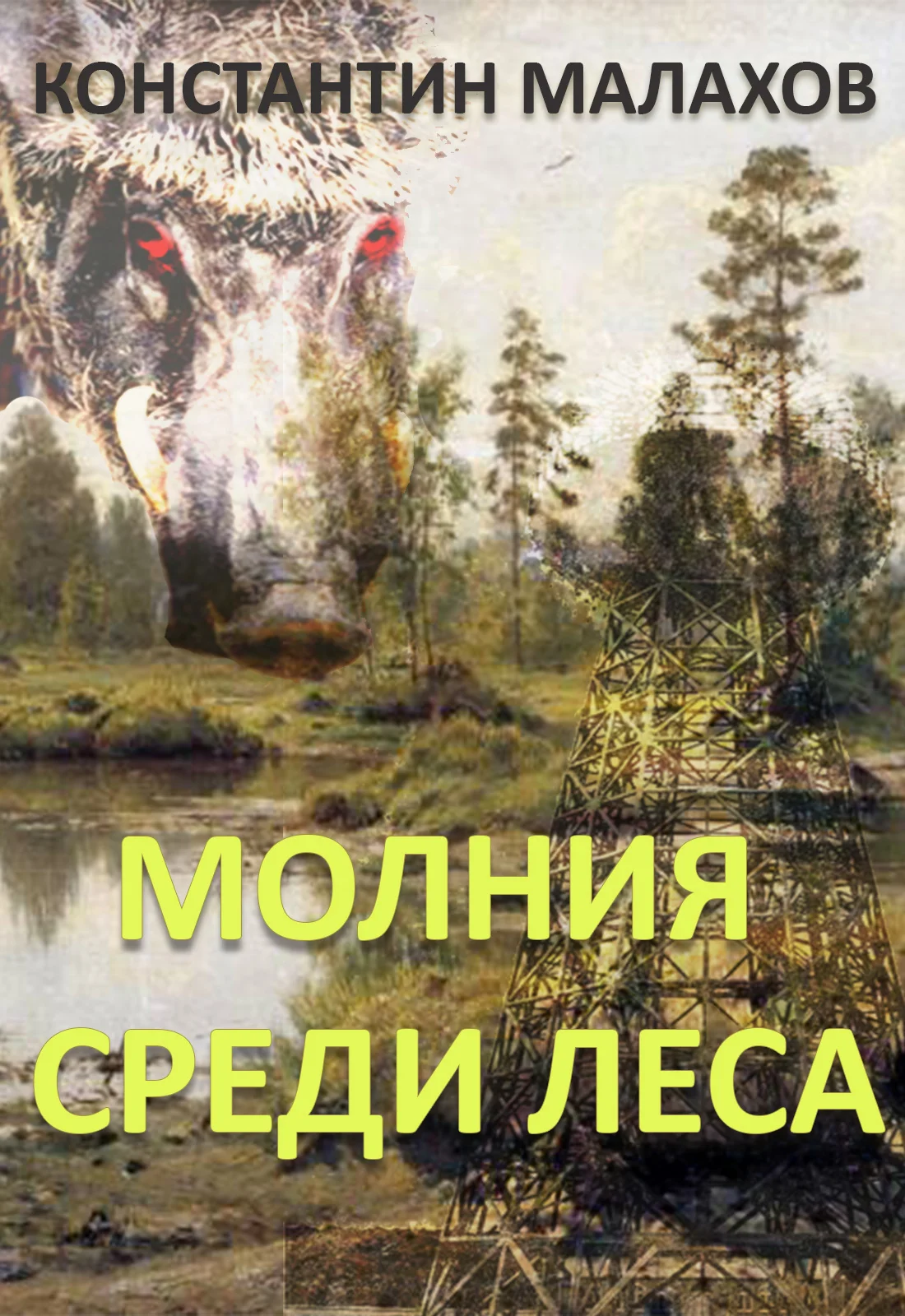 Обложка Молния среди леса