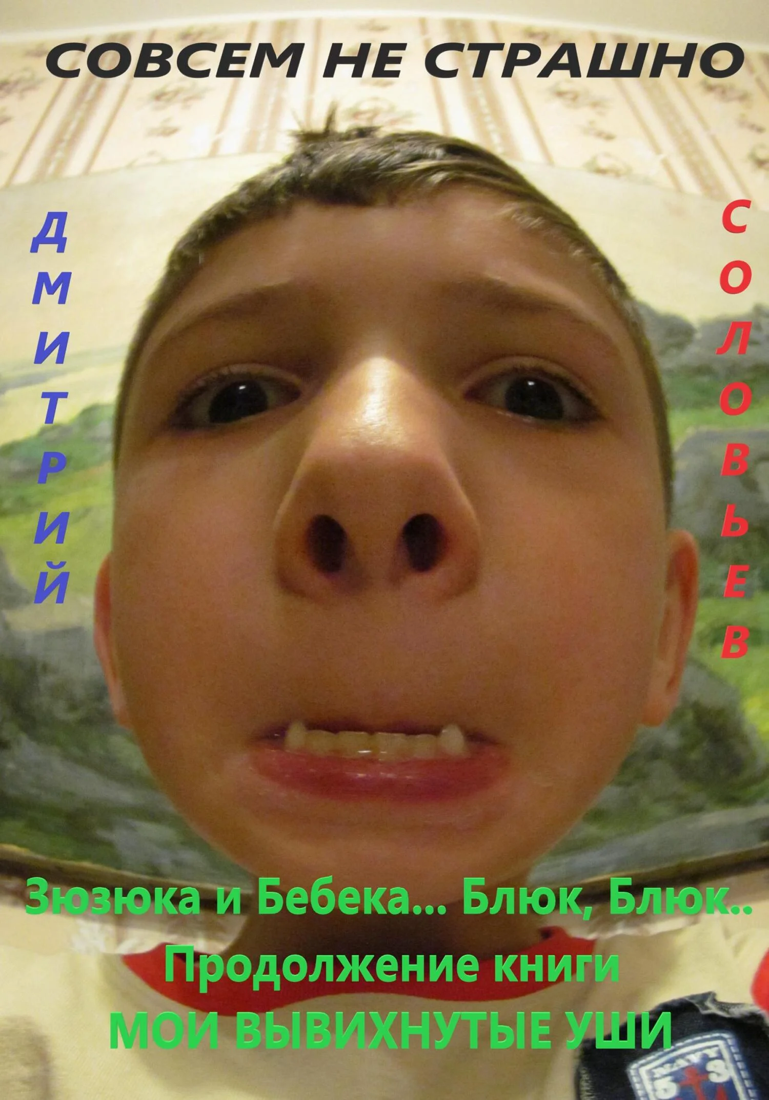 Обложка Зюзюка и Бебека… Блюк, Блюк.. Продолжение книги МОИ ВЫВИХНУТЫЕ УШИ