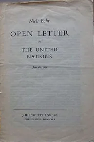 Обложка Открытое письмо Организации Объединённых Наций