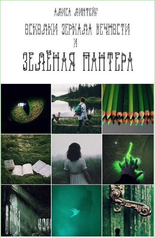 Обложка Осколки зеркала Вечности и зелёная пантера