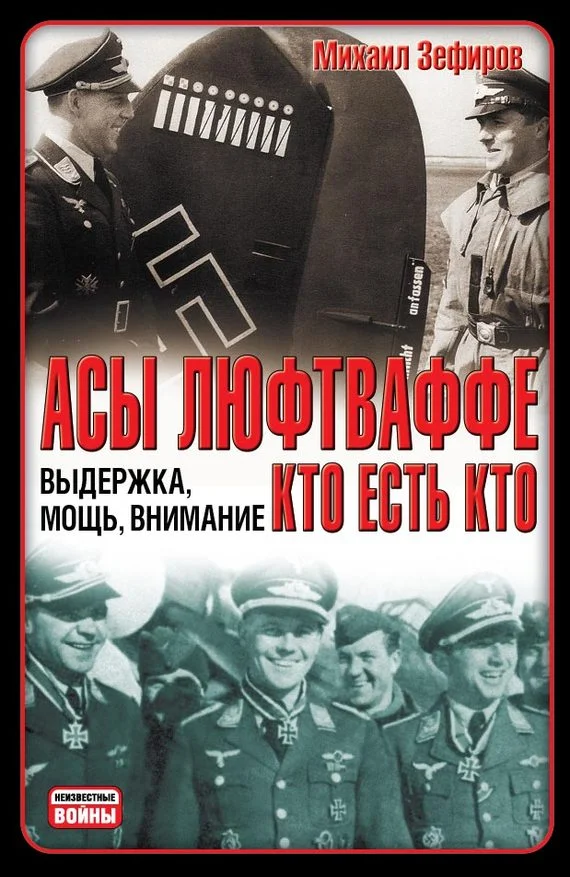 Обложка Асы Люфтваффе. Кто есть кто. Выдержка, мощь, внимание