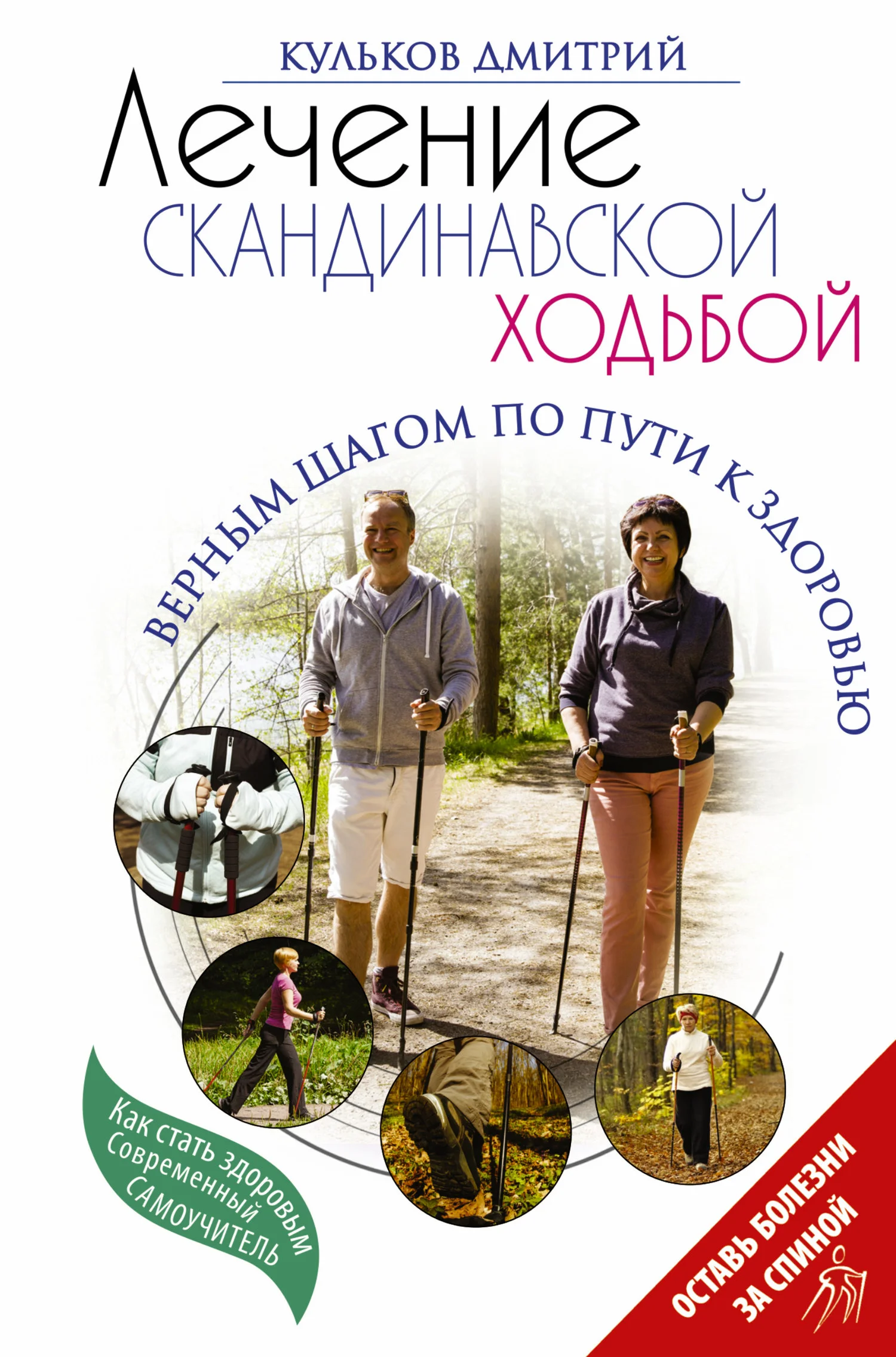 Обложка Лечение скандинавской ходьбой. Оздоровительные практики.