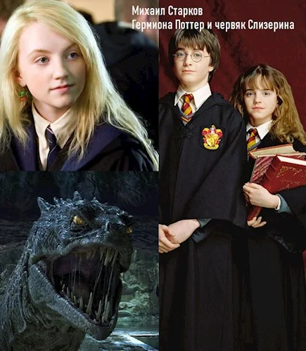 Обложка Гермиона Поттер и червяк Слизерина