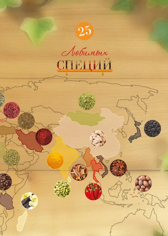 Обложка 25 любимых специй