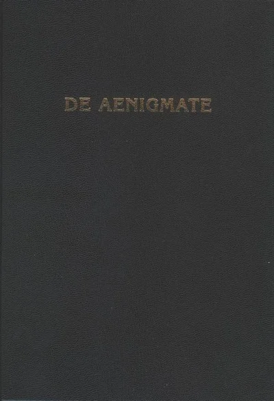 Обложка De Aenigmate / О Тайне
