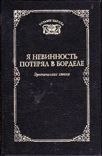 Обложка Я невинность потерял в борделе