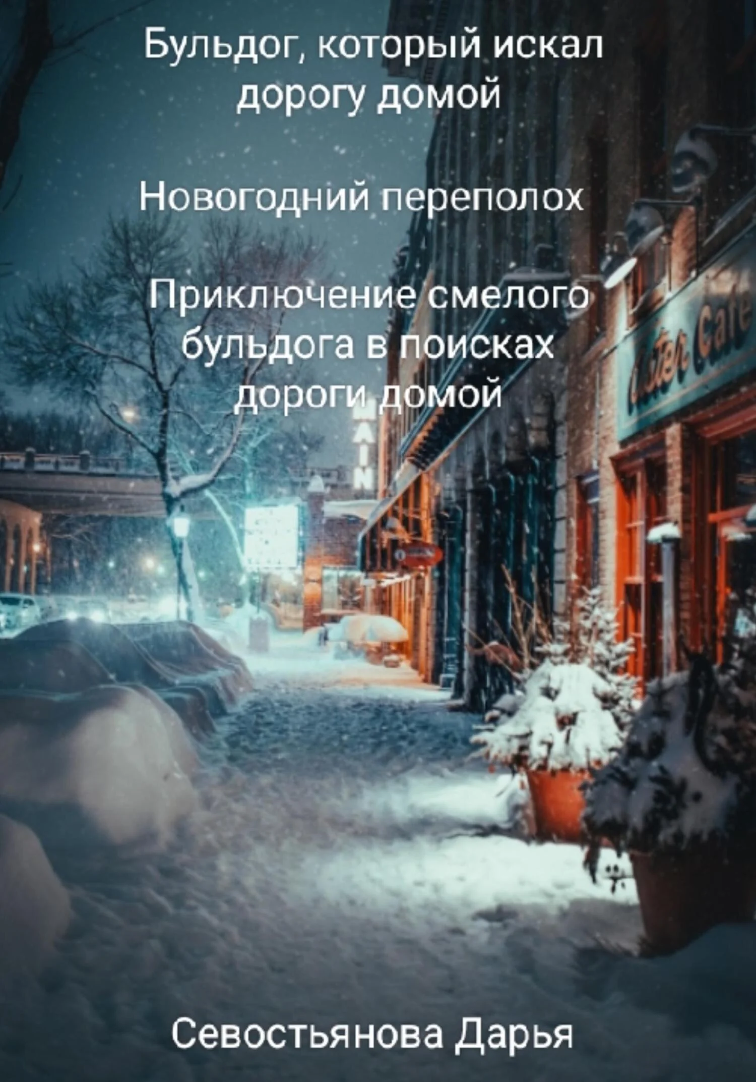 Обложка Бульдог, который искал дорогу домой. Новогодний переполох