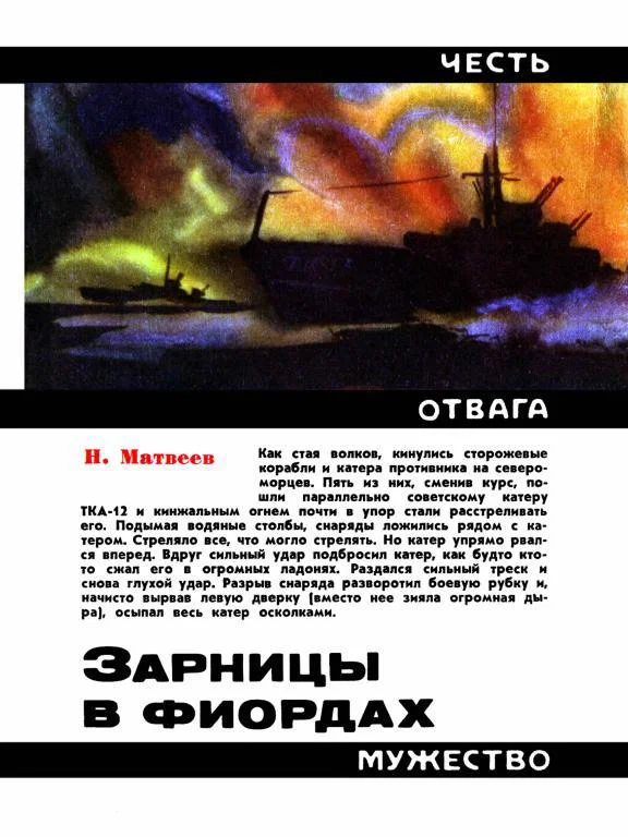 Обложка Зарницы в фиордах