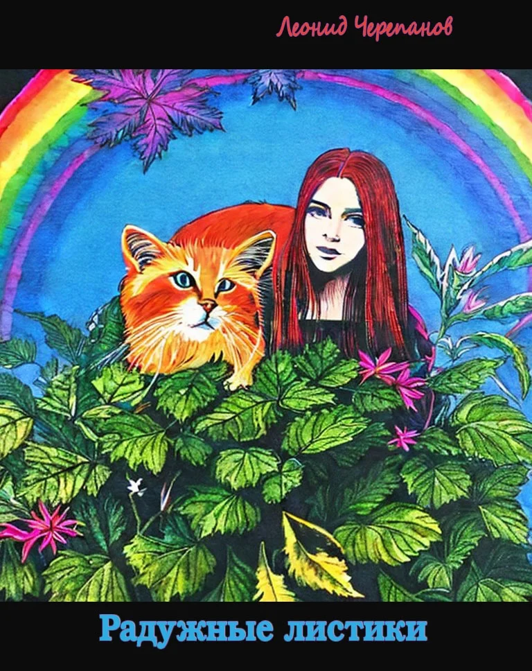 Обложка Радужные листики