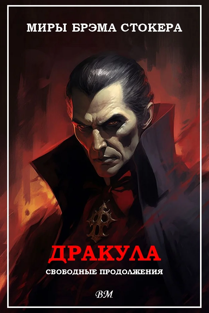 Обложка Миры Брэма Стокера. Дракула. Свободные продолжения.