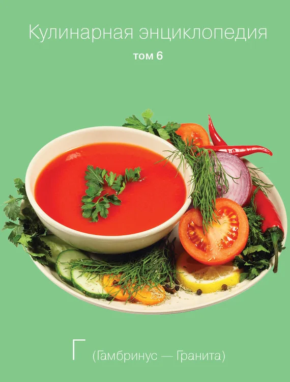 Обложка Кулинарная энциклопедия. Том 6. Г (Гамбринус – Гранита)