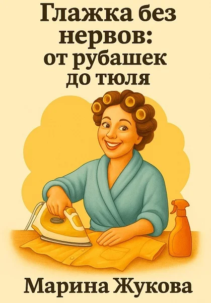 Обложка Глажка без нервов: от рубашек до тюля