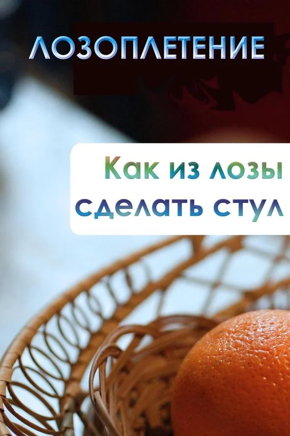 Обложка Как из лозы сделать стул