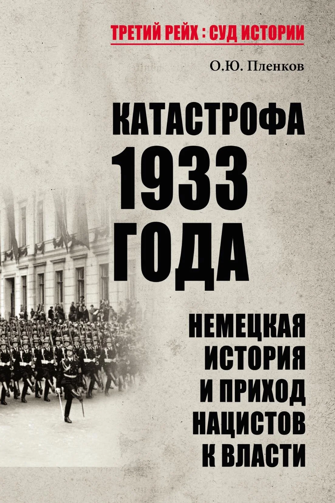 Обложка Катастрофа 1933 года. Немецкая история и приход нацистов к власти