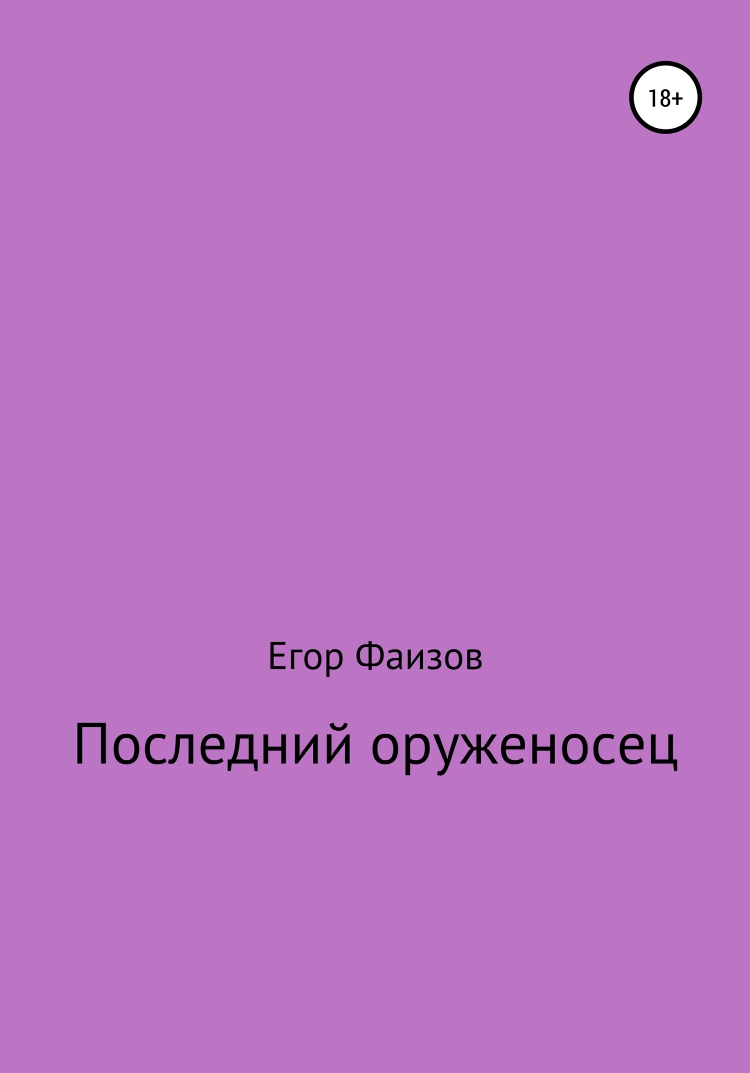 Обложка Последний оруженосец