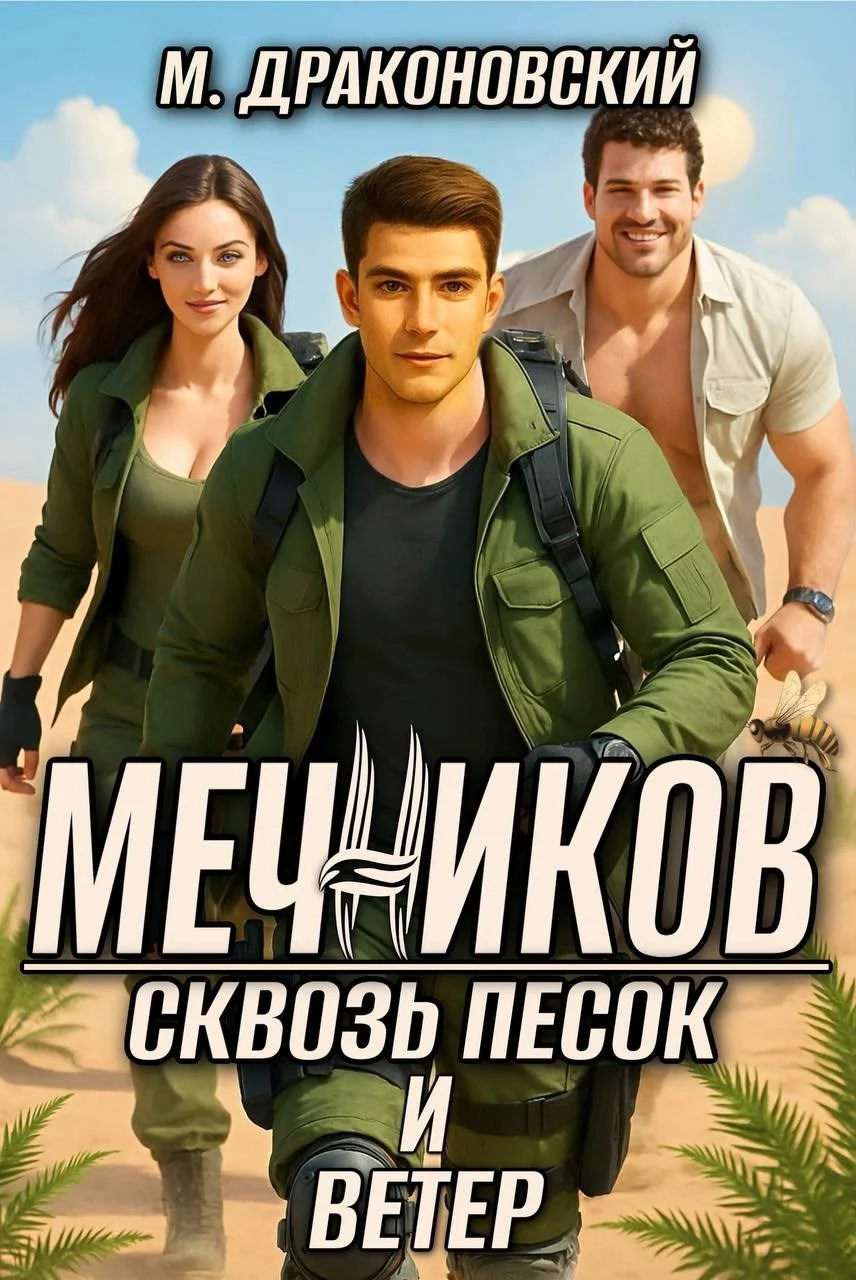 Обложка Мечников. Сквозь песок и ветер.